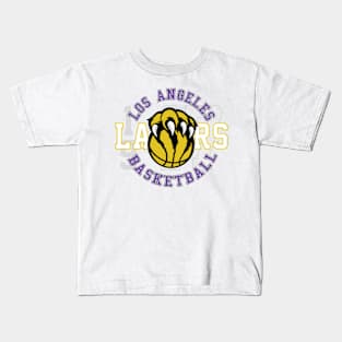 Los Angeles Lakers Basketball Kids T-Shirt